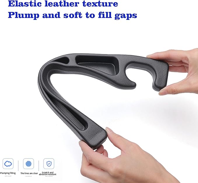 Car Seat Gap Filler 2Pack, Inserts Between Seats Console with Organizer Storage Upgraded Phone Holder Car Side Seat Gap Fillers Cars Front Seats Fill Plug Car Essentials for Vehicle SUV Truck (black)