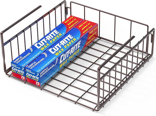 Simple Houseware Under Shelf Basket, Bronze