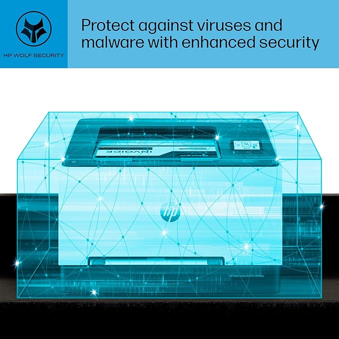 HP Color Laserjet Pro 3201dw Wireless Color Laser Printer, Office Printer, Duplex, Best-for-Office (499Q9F)