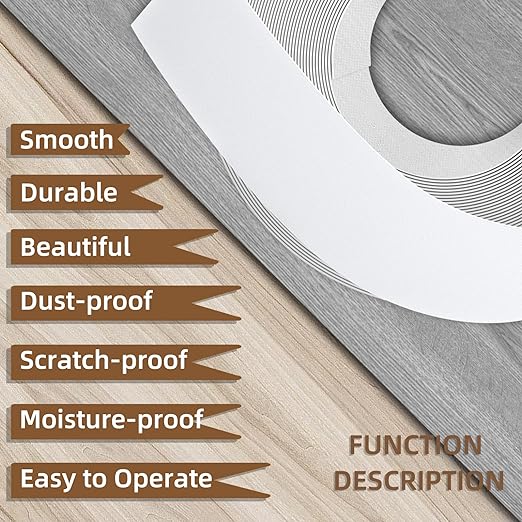 GSCIT Club White Melamine Edge Banding, 1 inch x 500ft Edge Banding with Hot Melt Adhesive Preglued Cabinet Edge Banding Flexible White Veneer Edging for Plywood