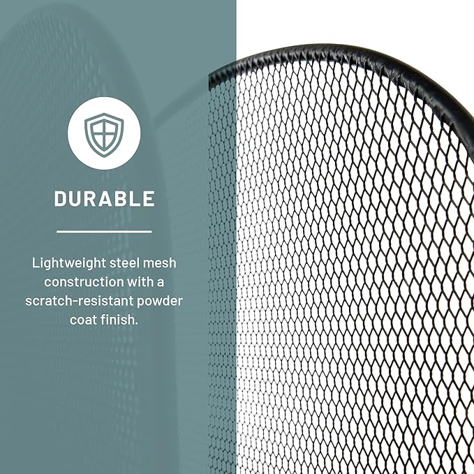 Safco Onyx Desk Organizer, 3 Vertical Compartments and 3 Trays, Office and Classroom Mailbox , Paper and Mail Sorter, Steel Mesh, Black