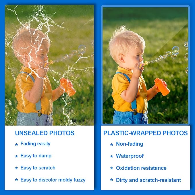 HERKKA 500 Pack Laminating Sheets, Holds 8.5 x 11 Inch Sheets, 3 Mil Clear Thermal Laminating Pouches 9 x 11.5 Inch Lamination Sheet Paper for Laminator, Round Corner Letter Size