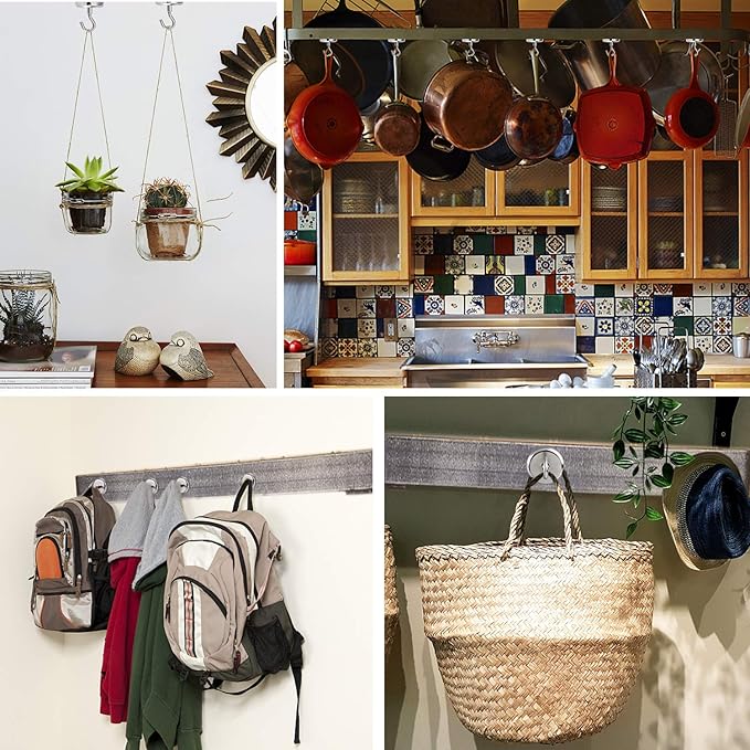 DIYMAG Strong Neodymium Magnetic Hooks, 120lbs Heavy Duty Rare Earth Magnets with Hook,Strong Corrosion Protection Facilitate Hook Pack of 6