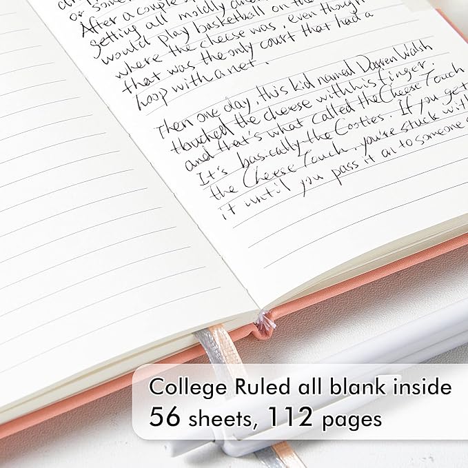 feela 6 Pack Pocket Small Notebooks Bulk, Mini Cute Memo Notepads Hardcover College Ruled Lined Journals with Pen Holder for Women Girls Office School, with 6 Black Pens, 3.5”x 5.5”, A6, Pastel Colors