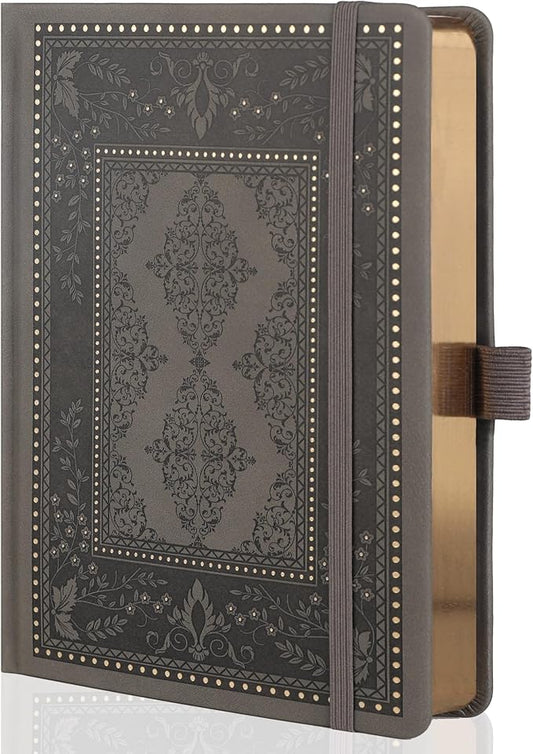 TIEFOSSI Bullet Dot Journals for Women Men, Dot Journals for Writing Women, 160gsm Thick Paper, 190 Numbered Pages, for Planner Organization