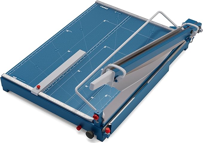 Dahle 569 Premium Guillotine Trimmer, 27" Cut Length, 35 Sheet Capacity, Self-Sharpening Blade, Manual Clamp, w/Safety Guard
