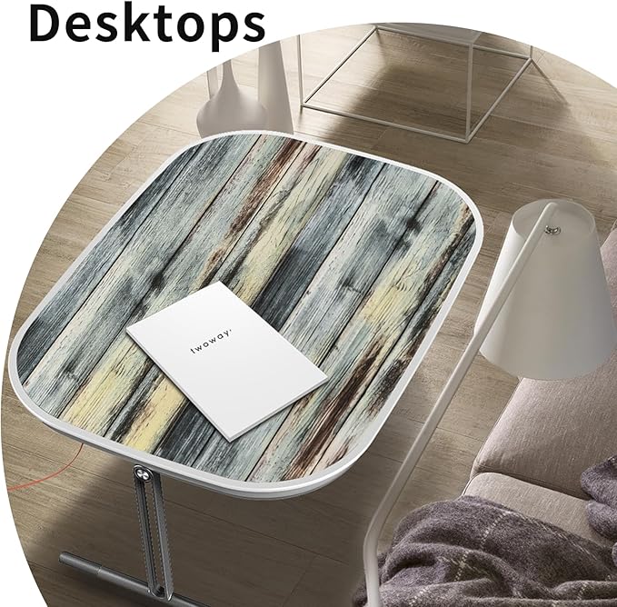 Shelf Liners for Kitchen Cabinets Non Adhesive Drawer Liner 17.5in x 20FT Blue Shiplap Quatrefoil Thickened Shelf Liner Strong Non-Slip Easy to Clean Tool Box Refrigerator with Knife and Tape Measure