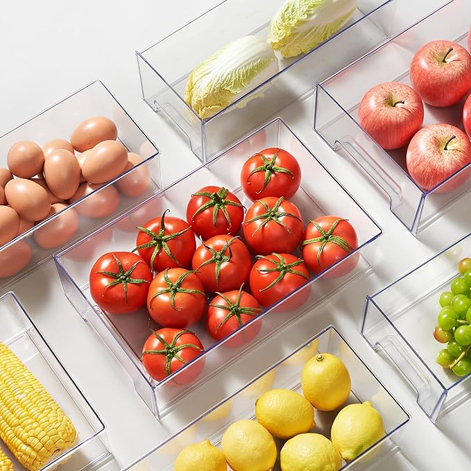 clear Drawer-Type Plastic Storage Box Bins Organizer，Family First Aid Kits Medicine cabinet Box Organizer,Closet ，Shelf，Ointments, Adhesive Bandages，Cosmetics,Office Items (clear, 2L)