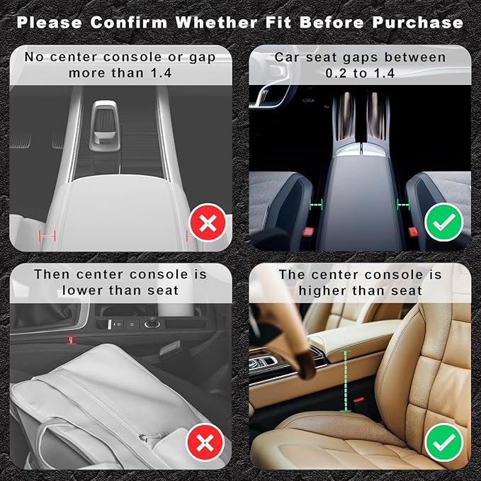 2-Pack Car Leather Cup Holder Gap Bag, Adjustable Car Seat Gap Storage Box Leather with Cup Holder for Phones Glasses Keys Cards (Beige. Driver- Passenger)