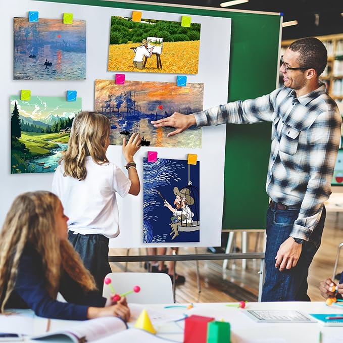 Grtard 8 Pack Magnetic Clips Heavy Duty, Colorful Strong Fridge Magnet Clips Heavy Duty, Metal Magnet Clips for Fridge, Clip Magnets, Magnetic Clips for Refrigerator, Locker, Whiteboard, Home, Office