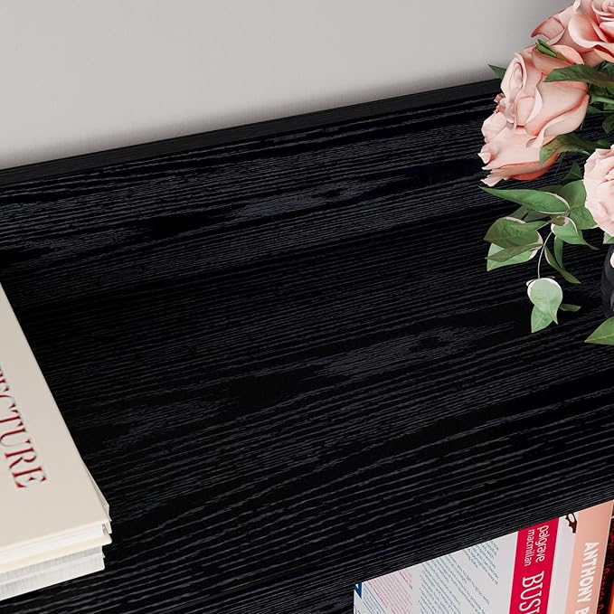 IRONCK Bookshelves 6 Tiers with Baffles Industrial Large Corner Etagere Bookcase Storage Display Rack for Living Room Home Office