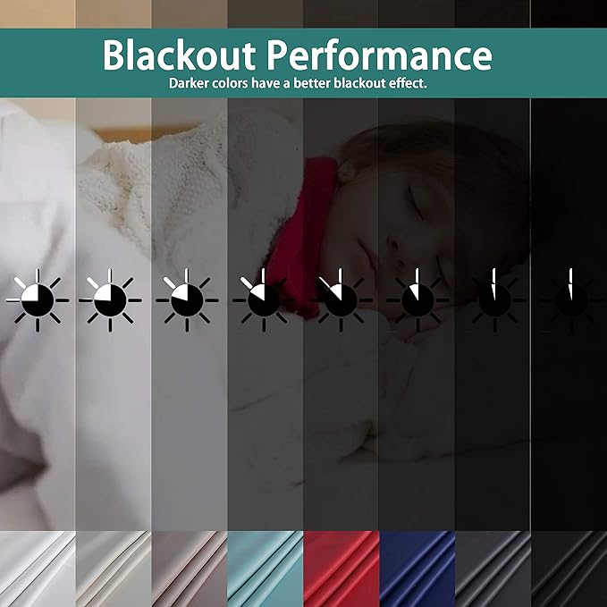 BONZER Room Divider Curtain Total Privacy Wall Grommet Thermal Insulated Wide Blackout Curtains for Bedroom Living Room, 84L x 70W Inch (7L x 5.8W ft), 1 Panel, Dark Grey