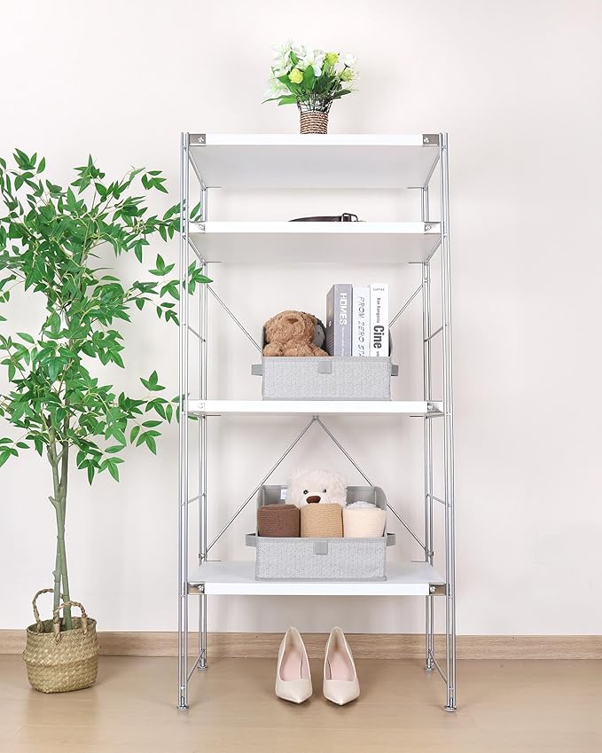 WUIKE 3 Pack Large Closet Storage Bins, Fabric Trapezoid Storage Baskets for Organizing Clothes, Sheets, Blankets, Decorative Storage Bins, Herringbone Gray, Large