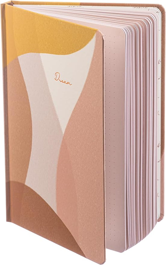 DIVERSEBEE Hardcover Dotted Journal Notebook, Medium A5 (5.8 x 8.3 inches), 192 Pages, Thick Paper, Aesthetic Journals for Writing, Office School Bible Journaling Supplies, Bible Accessories
