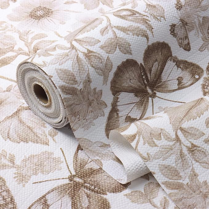 Drawer and Shelf Liner for Kitchen Cabinets,Non-Adhesive Cabinet Liner,Non Slip Waterproof Drawer Liner,Easy to Clean Strong Grip Kitchen Liner for Cupboard,Dresser,Shelves,(12In x 10FT)