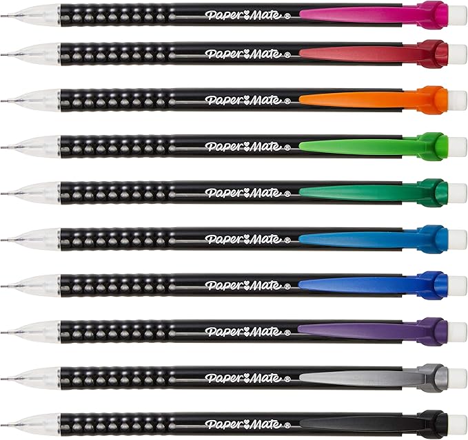 Paper Mate Mechanical Pencils 0.7mm Write Bros. Classic Number 2 Pencil Set Office Supplies Classroom Supplies Sketching Pencils Drafting Great for Standardized Testing 24 Count