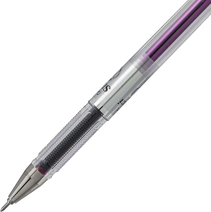 Pentel Arts Slicci Extra Fine Gel Pen, 0.25mm, Purple Ink, 1 Pack (BG202BPV)