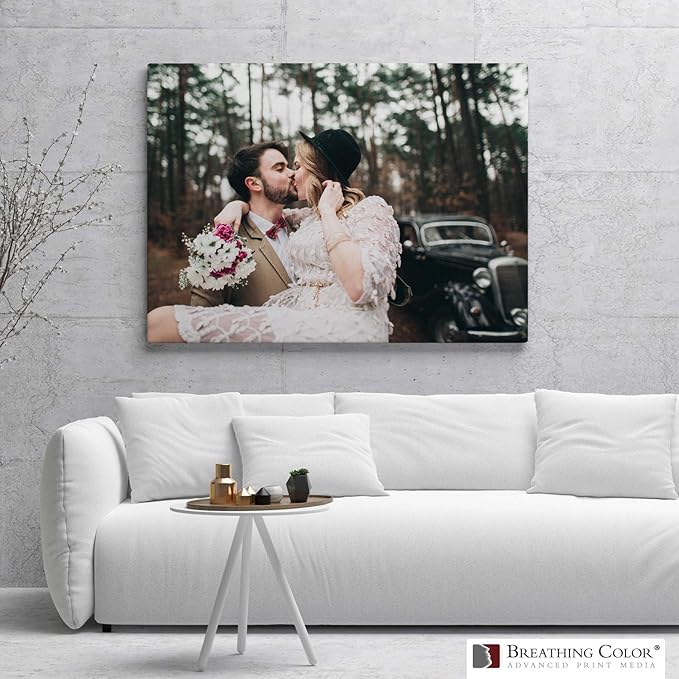 Premium Lyve Matte Canvas Paper Perfect For Use on Professional Makes and Models of Epson, Canon and HP printers preferred by Professionals. 19 mil textured Canvas offered in a 24 inch by 40 ft roll