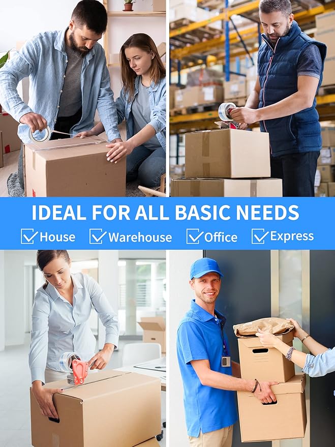 JARLINK Clearer Packing Tape 36 Rolls, Heavy Duty Packaging Tape for Shipping Packaging Moving Sealing, 2.7mil Thick, 1.88 inches Wide, 60 Yards Per Roll, 2160 Total Yards