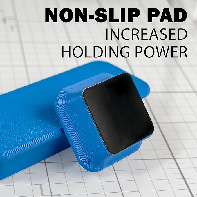 Glassboard Studio MiniBar Magnet - Strong Neodymium Rare Earth Magnets for Fridge, Whiteboard, Locker & Magnetic Glassboards - Crafting & Office Use - Strong Fridge Magnets (Tangerine Orange, 12)