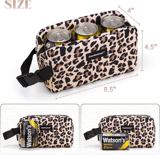 Freezable Lunch Bag,Freezable Snack Bag,Mini Cooler Bag for Travel/Work/School,Small Insulated Bag,Small Cooler Lunch Box with Ice Packs,Insulated Snack Bag,Freezable Snack Box with Handle Buckle