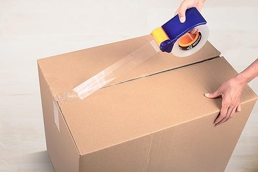 Packstrong Industrial Grade Clear Packing Tape 6 Rolls - 110 Yards per Roll - 2" Wide x 2.7 mil Thick, Acrylic Adhesive Heavy Duty Tape for Box Office Moving Packaging Shipping