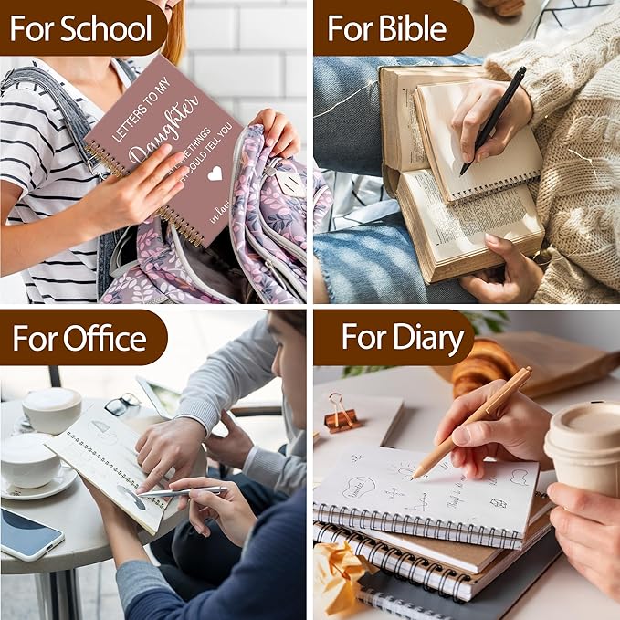 OINDADE Memorial Gifts for Loss of Daughter Grief Notebook Journal, Letters to My Daughter in Heaven Journal, Sympathy Notebooks Gifts for Loss of DaughterMother, In Loving Memory Gifts, 6x8.2In