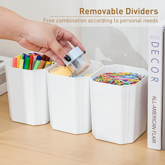 Citylife 17 QT Plastic Storage Bins Clear Storage Box with Lids Multipurpose Stackable Storage Containers for Organizing Tool, Craft, Crayon, 4 Packs