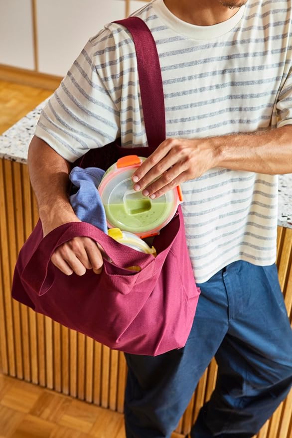 Joseph Joseph Nest Lock 8-piece Plastic BPA Free Round Food Storage Container Set with Lockable Airtight Leakproof Lids - Multicolor