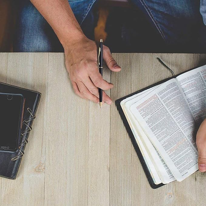 Cambond Black Pens Ballpoint Pen - Bulk Black Ink 1.0 mm Medium Point Smooth Writing for Men Women Police Uniform Office Business, 20 Pack (Black)