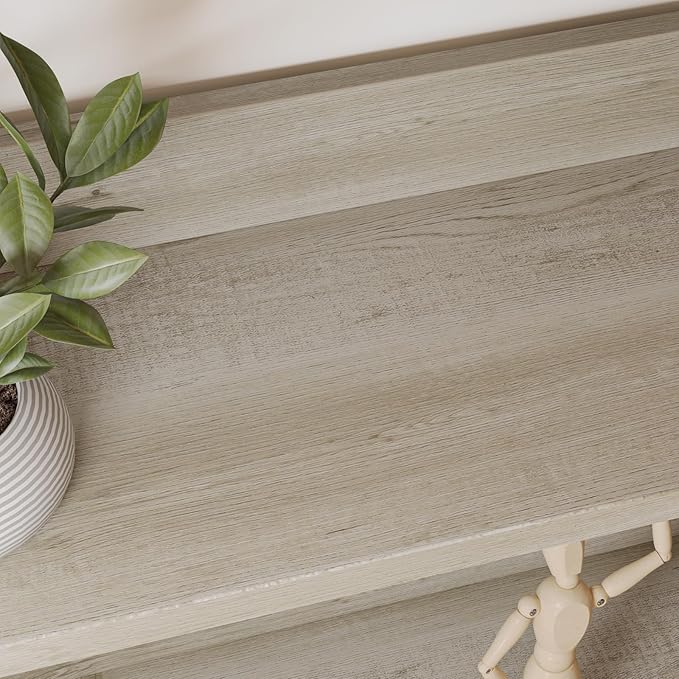 IRONCK Bookshelves 6 Tiers with Baffles Industrial Large Corner Etagere Bookcase Storage Display Rack for Living Room Home Office