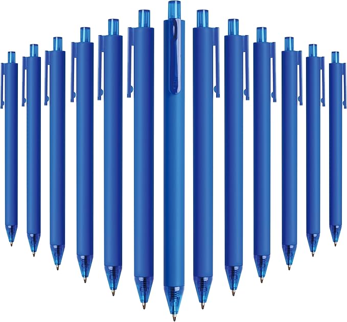 CRYLLIS Pens Bulk, 50Pack Black Pens,Black Ink Ballpoint Pens for Smooth Writing,No Smear,Office Supplies,Back to School Gifts,School Teacher,1.0mm