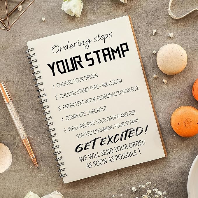 Custom Self Inking Stamp | Book Stamp Personalized Library Gifts for Book Lovers, Readers, Teachers (Dog 02)