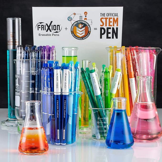 Pilot FriXion Erasable Gel Pens, Fine Point 0.7 mm Erasable Pens, Pack of 15 Assorted Colors