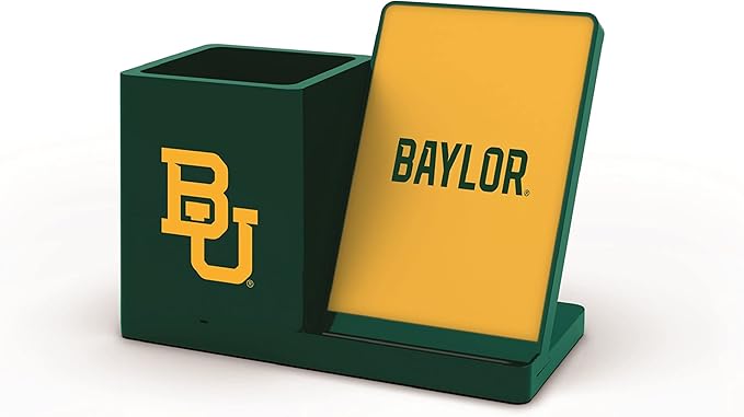 SOAR NCAA Unisex Cell Phone Wireless Charging Stand and Desktop Organizer